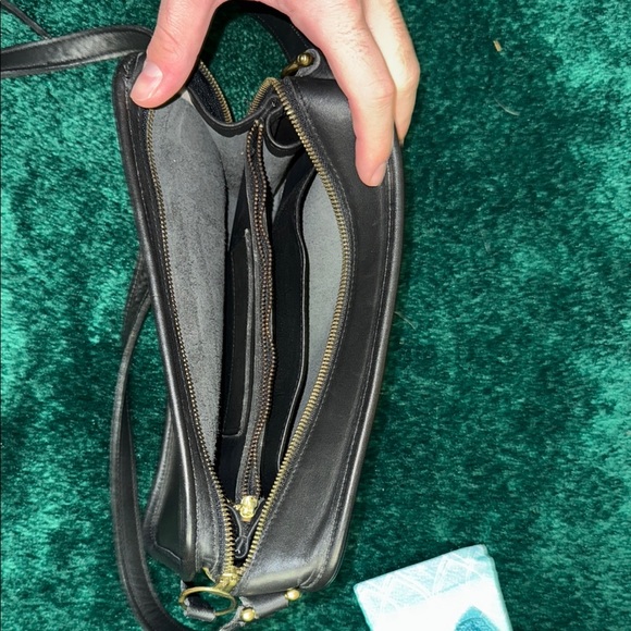 Coach Black Toiletry Bag with Minimalist Elegance - Picture 3 of 4